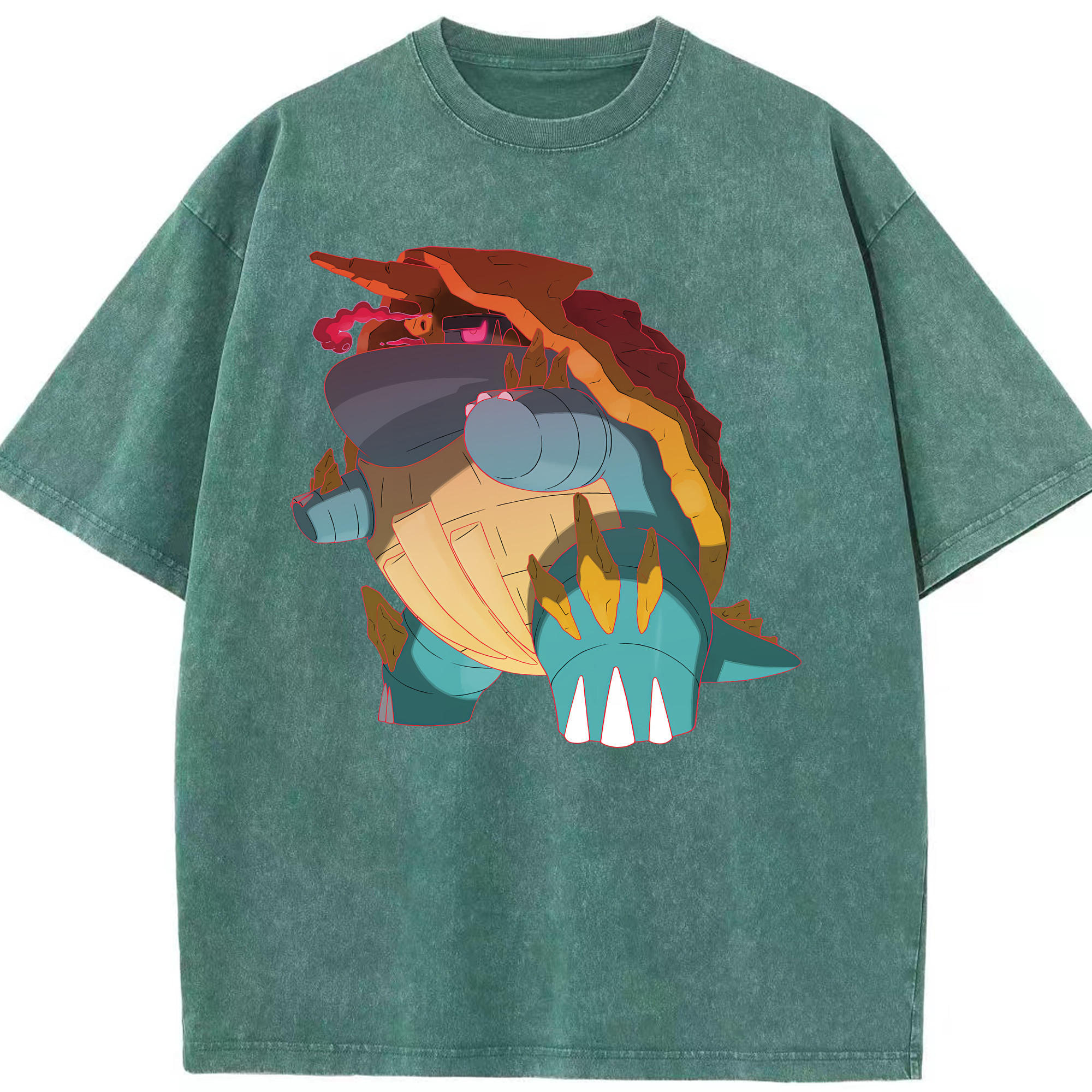 （画像用） ポケットモンスター Pokémon 綿100% ヴィンテージ風 半袖Tシャツ（フロントプリント）
